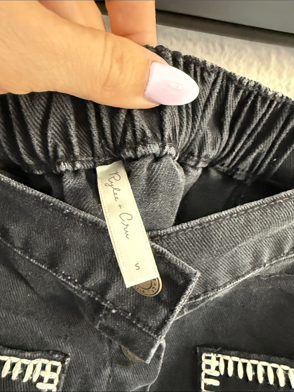 Rylee + Cru Black Denver Mini Skirt - Picture 5 of 6